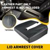 Armrest Center Console Leather Cover Fits Chevy Tahoe Suburban 07-13 Black