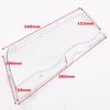 Car Headlight Cover Lampshade Waterproof Bright Shell Cover for BMW E46 3 Series 4 Door 1998-2001 HeadLamp Clear Lens Cover