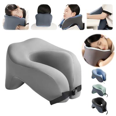 U-Shaped Neck Cushion Slow Rebound Memory Foam Sleeping Pillow Multifunction Ergonomic Head Support Cushion for Home Office