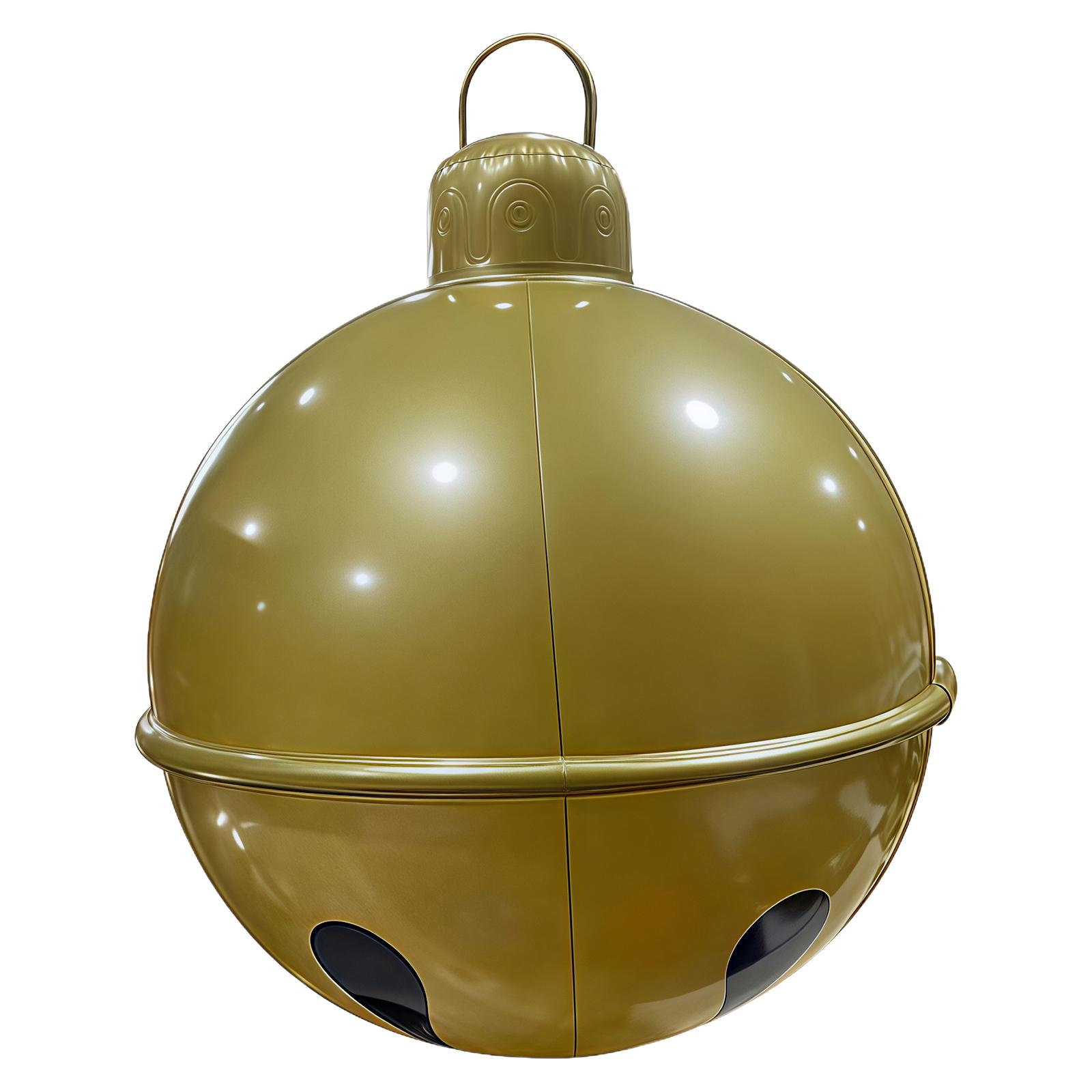 

Giant Christmas Ball Multi-Purpose Large Xmas Decotative Ball Wear Resist Flocking Decoration Ball for Front Doors Decorated