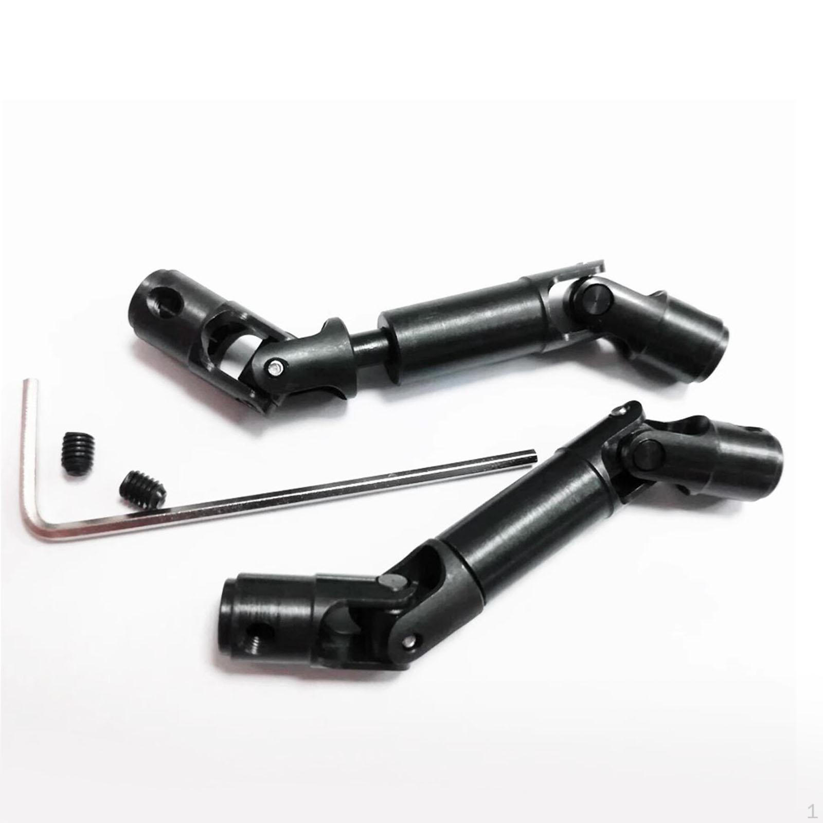 

2 шт. Металевий карданний вал RC Model Vehicle Parts Transmission Parte for D90 D91 Argent
