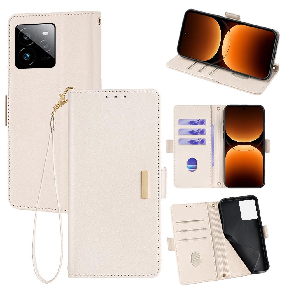 Für Realme GT 7 Pro 5G Leder-Brieftaschenhülle RFID-Blockierung Ständerabdeckung mit Handschlaufe