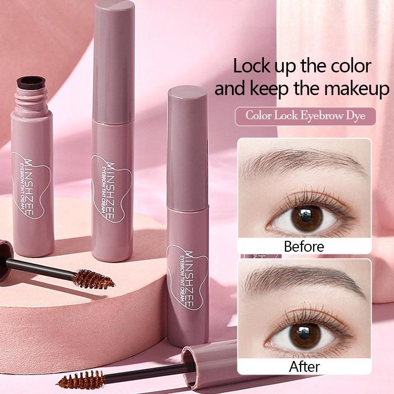 4 Colors Eyebrow Tint Waterproof Long Lasting Brown Color Eyebrow Gel Paint Eyebrow Tint Makeup Tool Brow Enhancer Cream