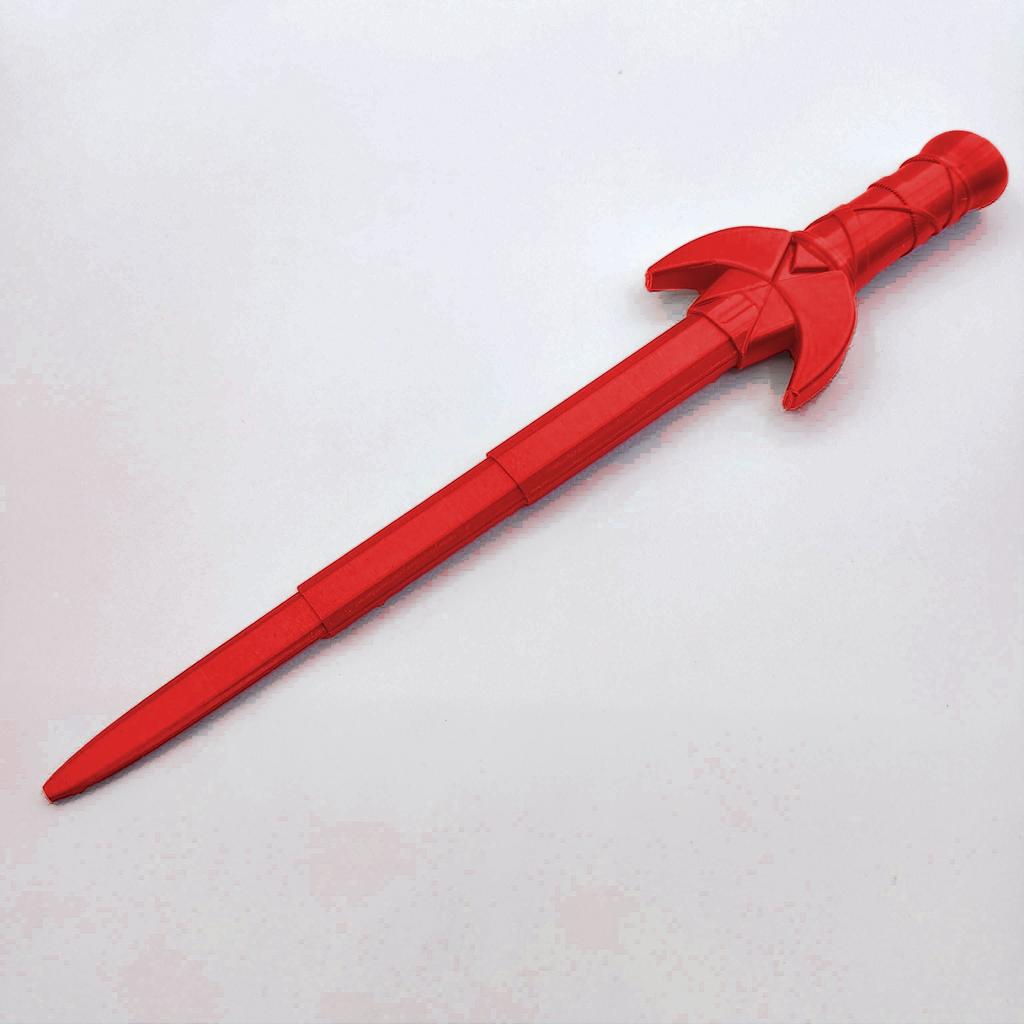 3D Printed Spiral Sword Stress Relief Toy For Children Cool Gift Stress Relief Playtime Fun