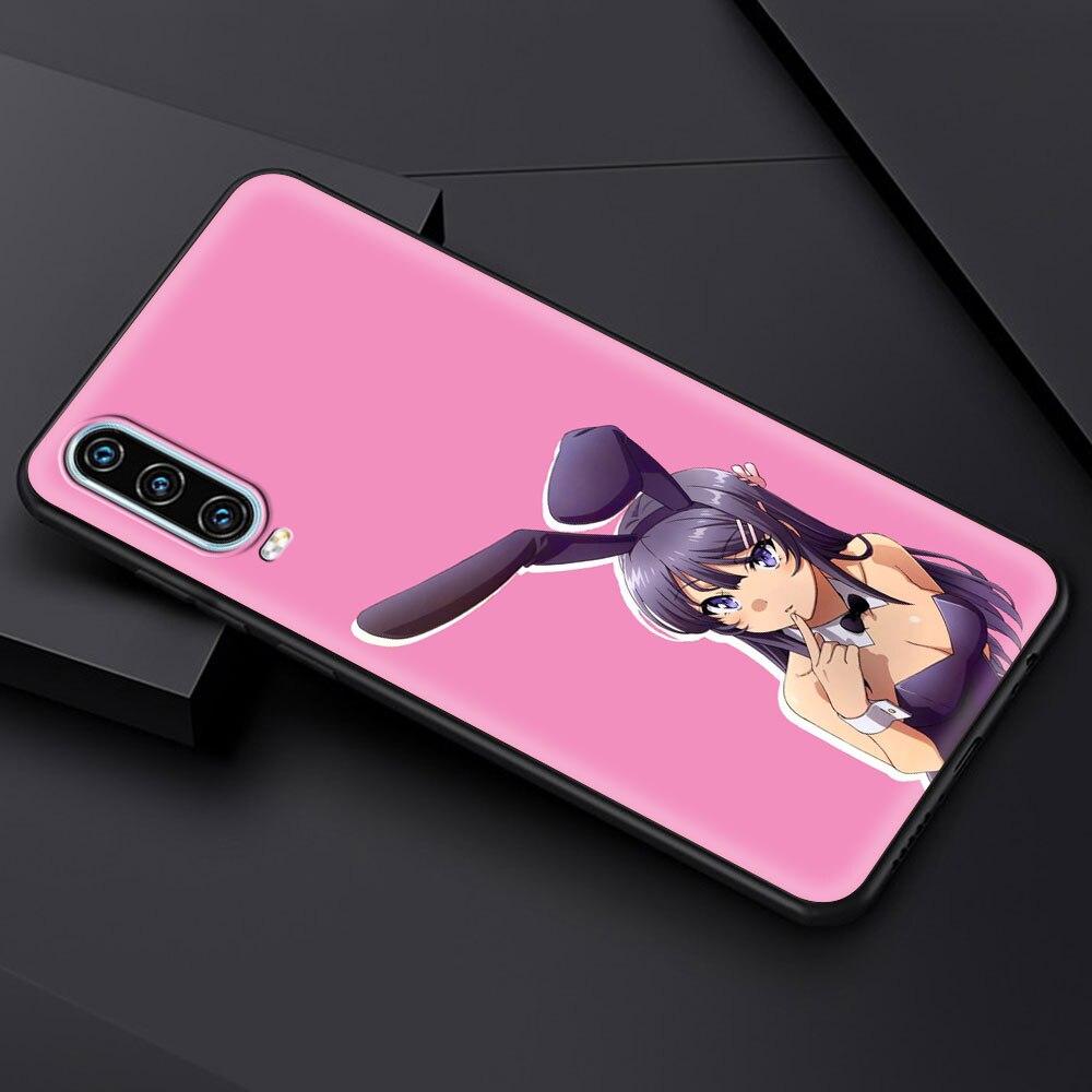 

Чехол для телефона с изображением аниме хентай, сексуальный кролик и девушка для Huawei P30 Pro P40 Lite EP Smart Z Y7 Y6, 2019, силиконовая задняя крышка, сумка для мобильного телефона Fundas Huawei Y6 2019