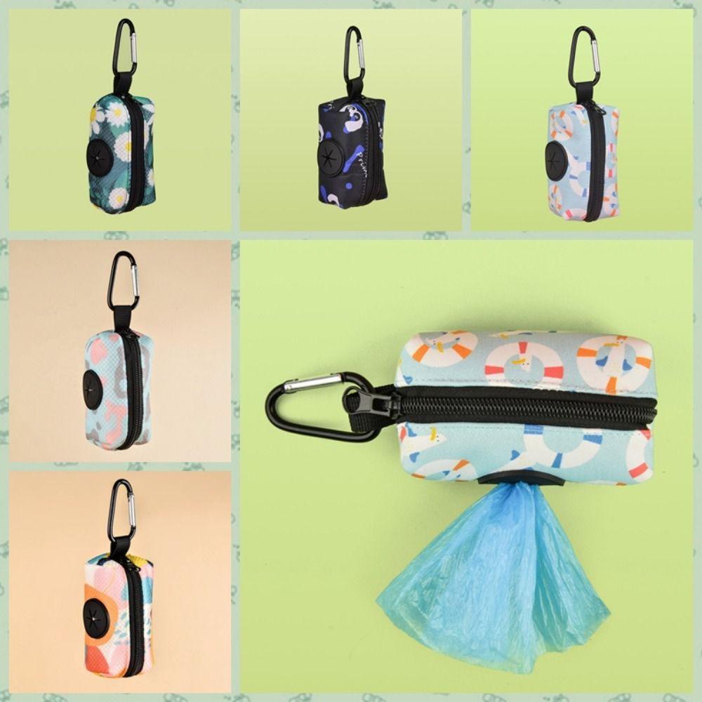 

with Metal Buckle Pet Poop Bag Holder Polyester Waste Bag Dispenser Dog Poop Bag Dispenser Walking style C