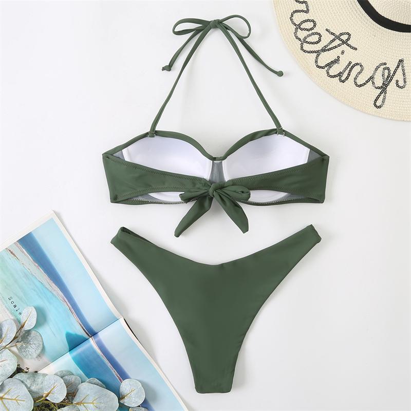 Strój kąpielowy bikini damskie stroje kąpielowe zestaw bikini push up kostium kąpielowy damski strój kąpielowy plażowy XYZ