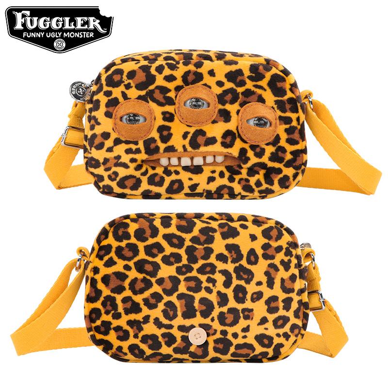 Fugglers Plushies Crossbody Bag Fuggler Mr Buttons Screech Black Monster Stuffed Plush Shoulder Bag Birthday Doll Gifts