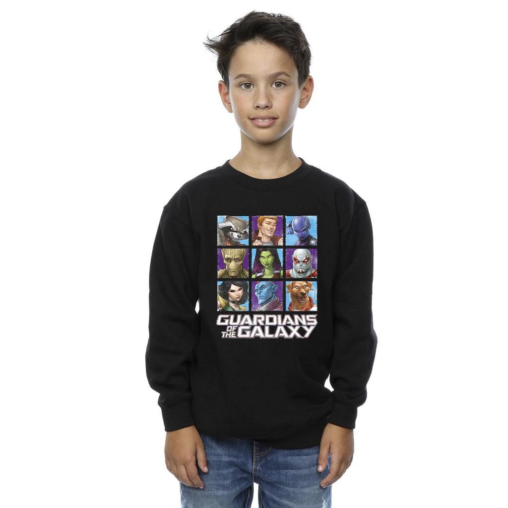 Guardians Of The Galaxy Boys Character Squares Sweatshirt
