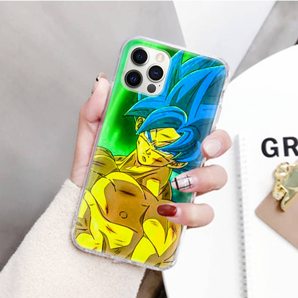 JW55 Dragon Ball Z Transparent Case for Samsung A04 A14 A23 M33 M53 Realme 10 9 C35 C55 VIVO Y02 X80 Infinix Hot 30 Note 11 Tecno Spark 8P Pro