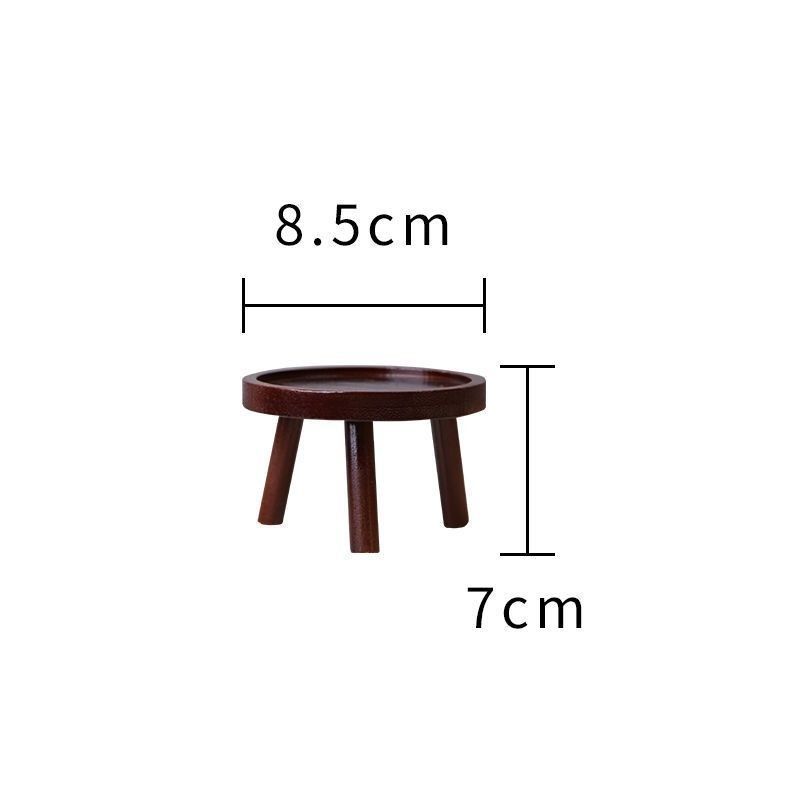Minimalist Bamboo Plant Stand For Small Plants And Kids Room Decor