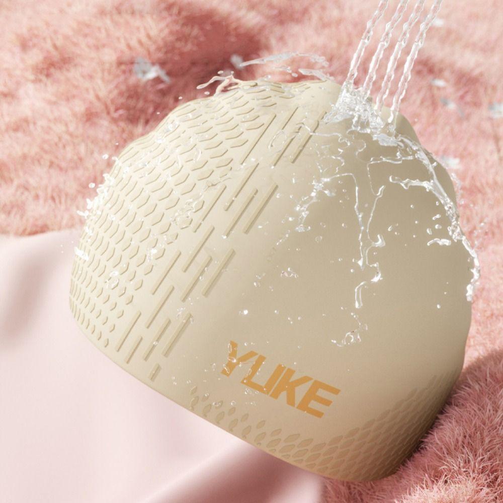 Elastic Silicone Swimming Cap Lightweight Printed Swimming Cap Diving Cap Swimming Hat  Women