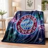 Bayern Munich Printed Flannel Blanket Warm Comfort Bed Throw For Indoor Home Decoration