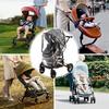 Stroller Rain Cover Waterproof Windproof Breathable Dust Snow Rain Protection Stroller Travel