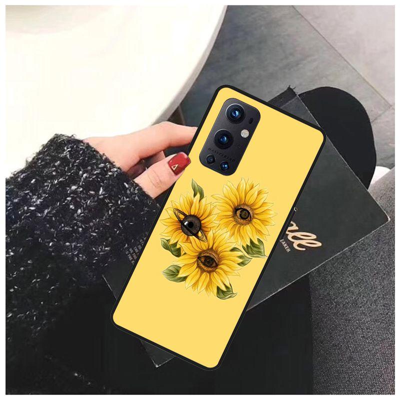 Gelber Blumendruck Ästhetik Für OnePlus Nord N10 N100 CE 5G Weiche Hüllen für One Plus 5T 6T 7T 8T 8PRO 9PRO Handyhülle Coque