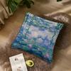 Water Lilies Claude Monet Fine Art Pillow Case Sofa Living Room Bedroom Headboard Backrest Cushion Square Cushion Nap Time