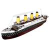 Color Titanic Puzzle Diy Cruise Ship Assembled Model Kits Children Educational Toys