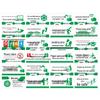 Anyi TS-31 Multi-Warning Smoking Area Safety Wall Sticker