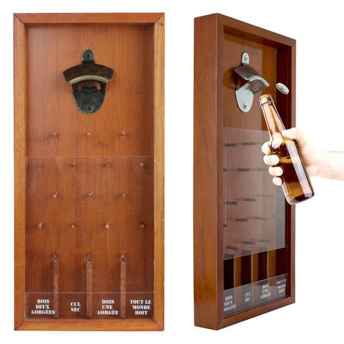 Drinking Game - Mister Gadget - Bottle Opener - Brown