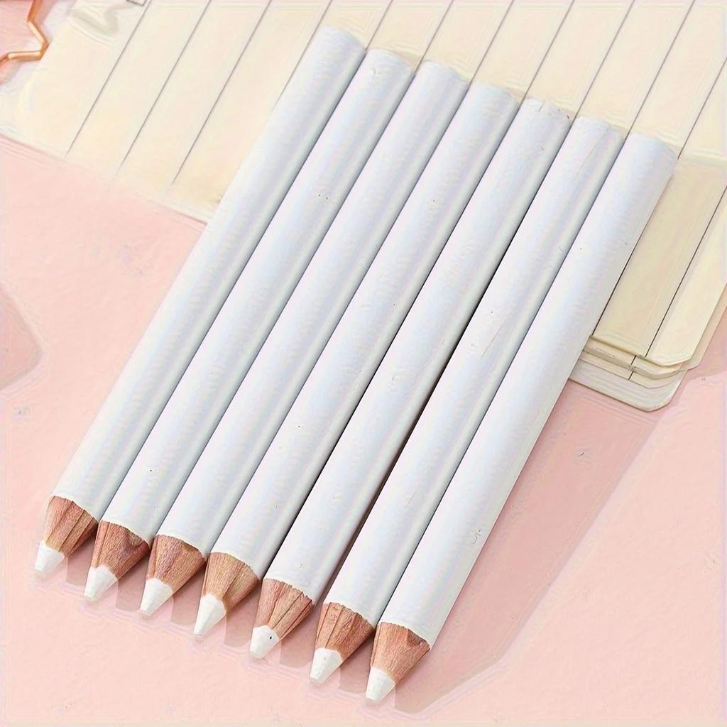 6pcs White Tailor Pen Fashion Dress Marker Sewing Tools Chalk Cut-free Tailor Garment Pencil Sewing Accessories Fabric Pencils