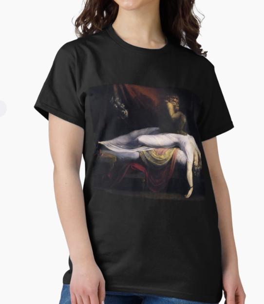 Gothic Nightmare Vintage Art Classic T-Shirt M