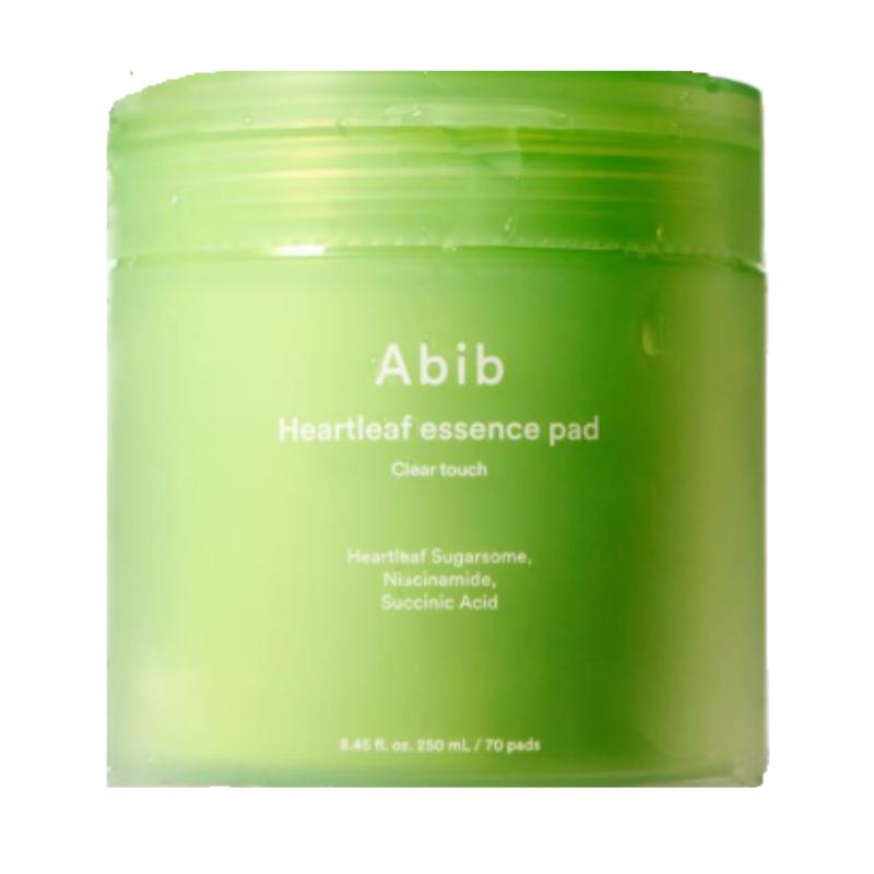 Abib Heartleaf Spot Pad Clear Touch 70 Sheets 250ml – Soothing & Skin Texture Refining Toner Pads