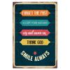 Dream Big Quotes Plaque Metal Tin Signs Wall Decoration Vintage Art Posters Iron Painting for Man Cave Home Cafe Garden Club Bar