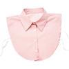 Women's Detachable False Collar Insert Elegant Striped Lapel Faux Half Shirt Blouse Collar Top for Sweater and Dresses