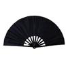Ventail Chinois Tai Chi Yoga Kung Fu 33cm Os en Plastique Pliage à la Main Ventail de Scène Décoration de Mariage Fête