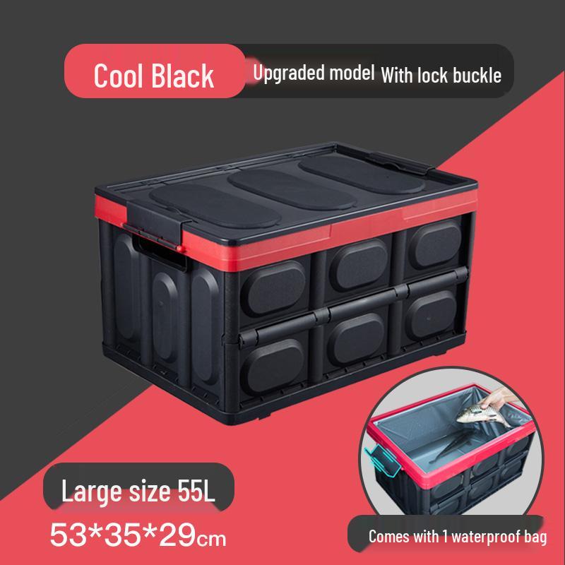 Foldable Car Trunk Organizer - Vehicle Mounted Storage and Decoration Box