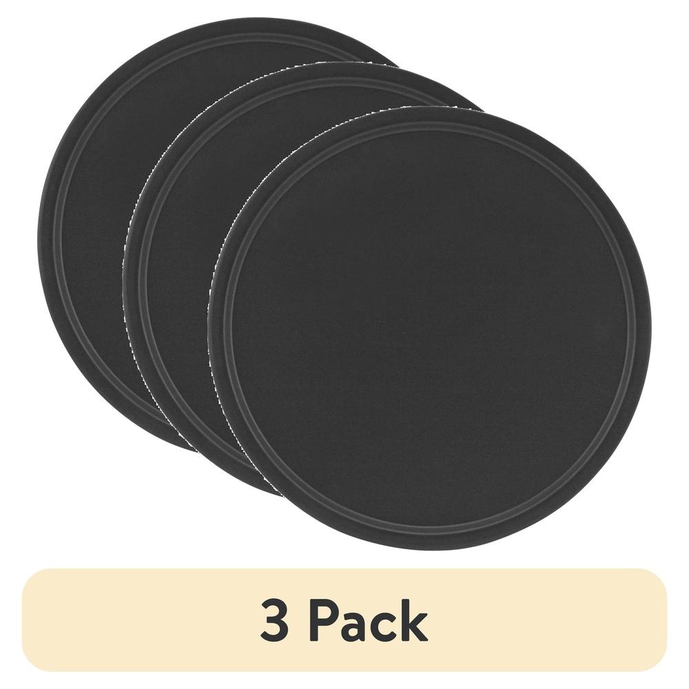 3-Pack Nonstick Pizza Pan Set 12 Inch Durable Stainless Steel Oven Safe Pizza Crisper Easy Cleanup Ideal Fresh Frozen Pizza