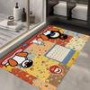 Funny P-Pingu Cute Cartoon Hallway Carpet Washable Non-Slip Living Room Sofa Chairs Area Mat Kitchen Doormat Area Rug