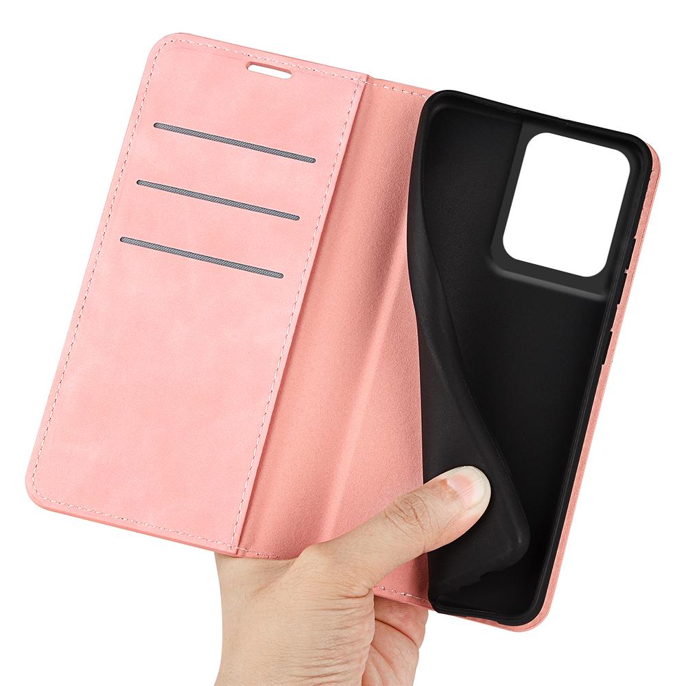 For Motorola Edge 50 Pro 5G Case Wallet Card Holder Skin-Friendly Leather Mobile Phone Cover