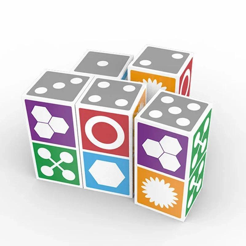 Non-Toxic Montessori Kids Space Logical Thinking Board Game Matching Puzzle Family Tables Games Children Interactive Educational Toys