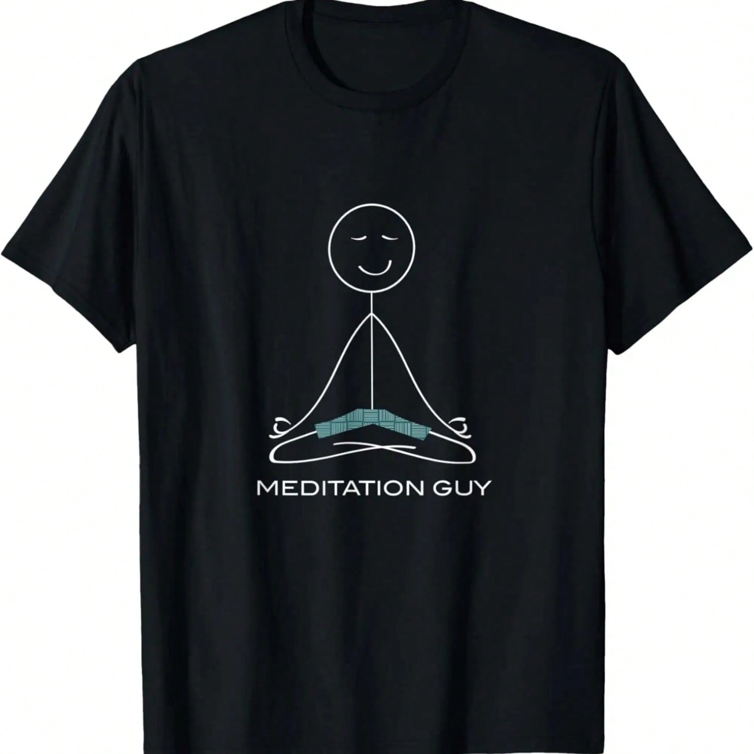 Funny unisexs Meditation, Meditate, Mindfulness T-Shirt,100% Cotton.Jpg S разноцветный