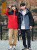 Thickened Fleece-Lined Storm Jacket: Windproof, Warm, Couple Style, Customizable Logo for Outdoor Workwear.
