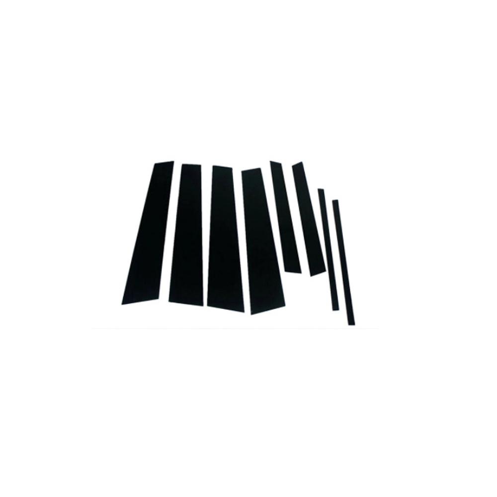 

8 шт. Накладка на окно автомобиля для BMW X5 E53 2000~2006 2001 2002 2003 Молдинг BC стойки колонны Наклейка на дверь Наклейка Аксессуары чёрный