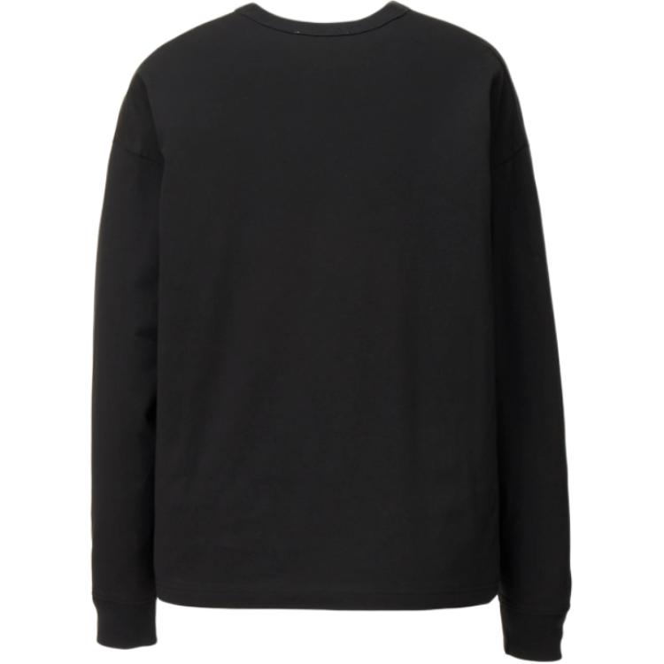 Onitsuka Tiger Logo Round Neck Long Sleeve T-Shirt Unisex Tops 2183B543-001