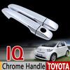 For Toyota iQ for Scion iQ Chrome Handle Cover Trim Set for Aston Martin Cygnet 2008-2016 Car Accessories Stickers Car Styling