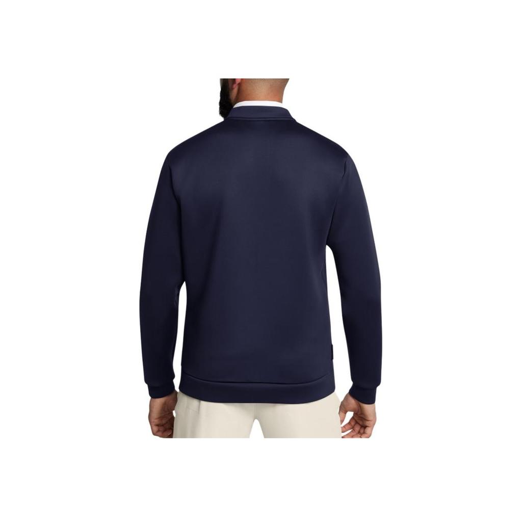 Under Armour Drive Pro Storm FW24 Hybrid Loose Waterproof Warm Zip Long Sleeve Jacket Men Jacket Midnight-Navy Metallic-Silver 1387117-410