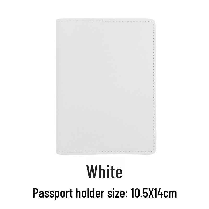 Customizable PU Leather Passport Holder & Luggage Tag Set with Paper Card Inclusion