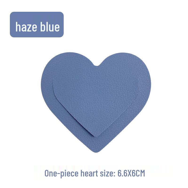 Customizable Heart-Shaped Leather Bookmark with PU Leather and Logo Personalization