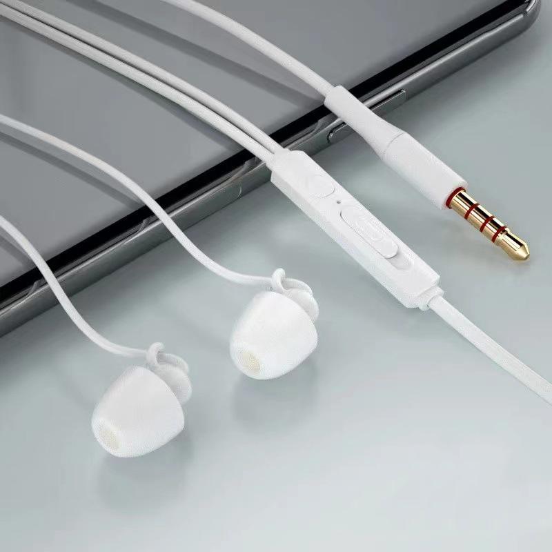 Ultra Thin Flat Design In-Ear Sleep Earphones for Side Sleepers and Noise Reduction with Soft Silicone
