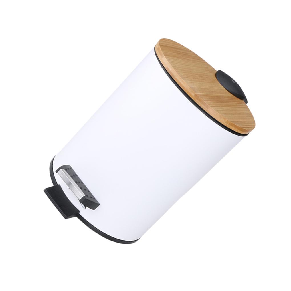 Stylish Bathroom Trash Can - Elegant Cosmetic Soft Seal And Intelligent Opening Elegantly Designed Pedals Garbage Bin