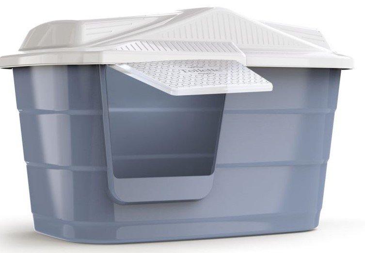 Georplast | Toaleta Villa W Tvare Domčeka | 57,5X38,5X37Cm - Toaleta Villa Sivá/ Béžová