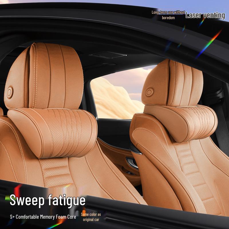 Jordani Premium Poduszka z Pianki Memory na Zagłówek Samochodowy i Podparcie Lędźwiowe