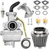 PZ20 Carburetor Kit for Taotao 125cc 110cc 90cc with Fuel Lines Air Filter Spark Head and Complete Installation Accessories