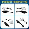 AA92-Motorcycle Rear View Mirror Motorcycle Parts For Honda CBR 600 F4 F4I 1999-2006 CBR900 CBR919 CBR929 CBR954 1998-2003