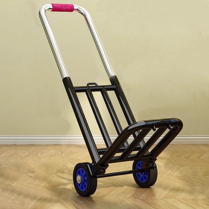 Foldable Hand Cart Trolley for Groceries, Luggage, and Express Delivery