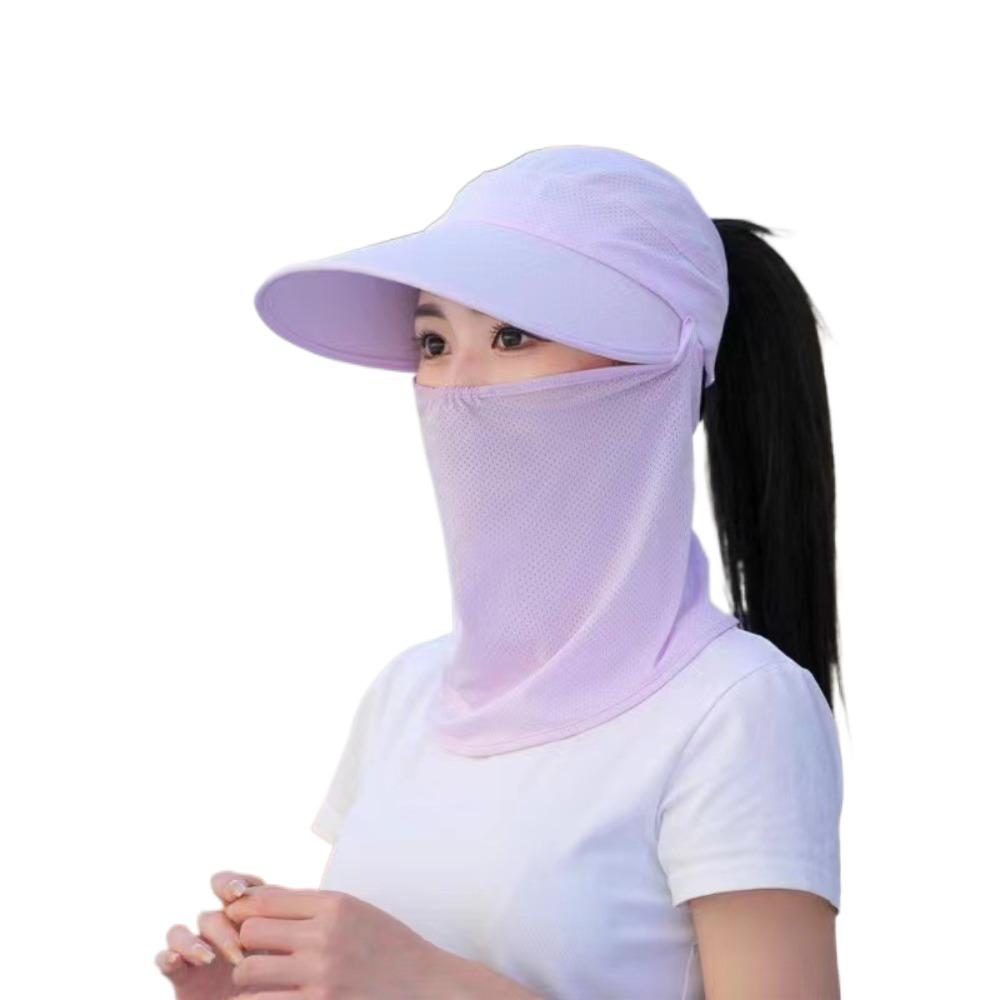 Visor Hat Empty Top Hat Face Protection Face Cover  Hat Fashion Women Sun Hat  Beach
